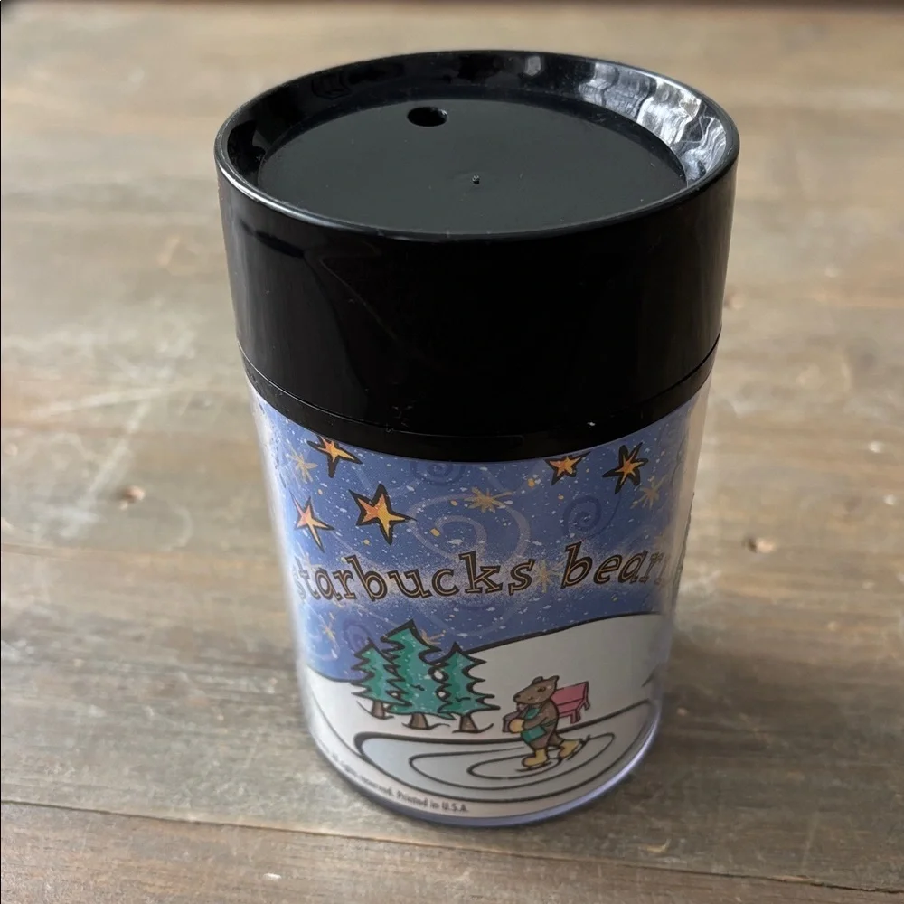 Vintage 1997 Starbucks “Bearista” travel coffee cup